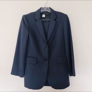 J Crew Wool Suit Set Skirt and Blazer